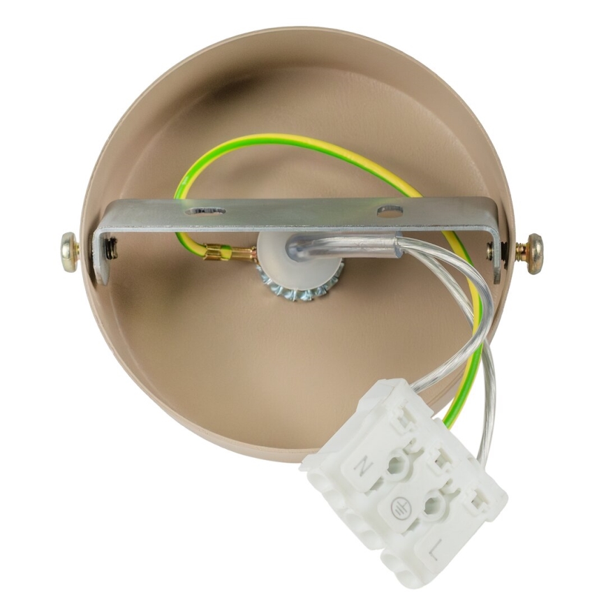 Brilagi - Lámpara colgante POKER 1xGU10/25W/230V beige/dorado