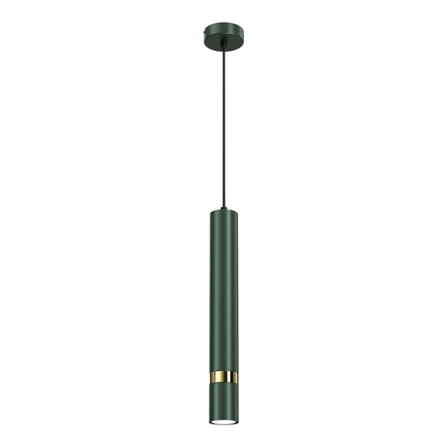 Brilagi - Lámpara colgante POKER 1xGU10/25W/230V verde/dorado