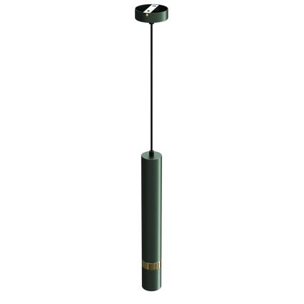 Brilagi - Lámpara colgante POKER 1xGU10/25W/230V verde/dorado