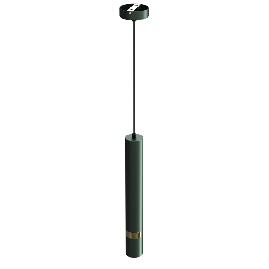 Brilagi - Lámpara colgante POKER 1xGU10/25W/230V verde/dorado