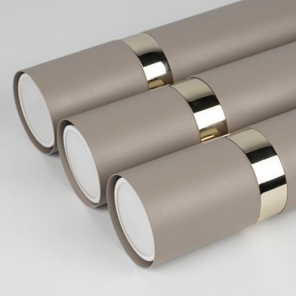 Brilagi - Lámpara colgante POKER 3xGU10/25W/230V beige/dorado