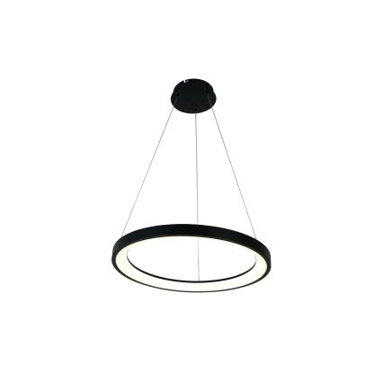 Brilagi - Lámpara colgante LED regulable con cable FALCON SLIM LED/42W/230V 3000-6500K diámetro 50 cm negra + mando a distancia