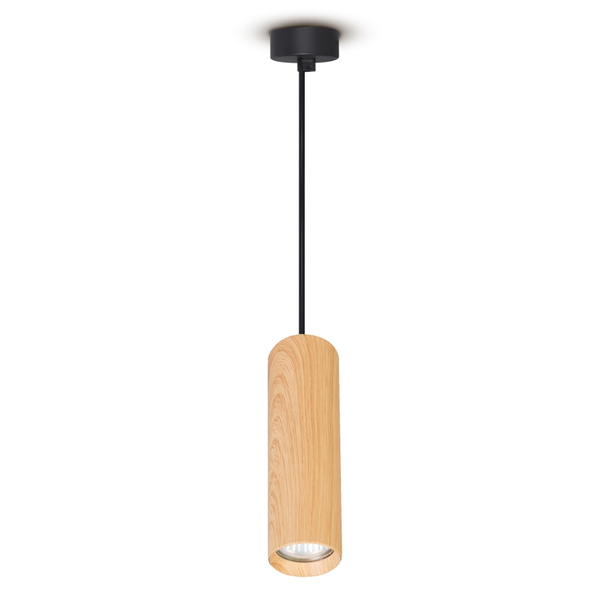 Brilagi - Lámpara colgante SELE 1xGU10/30W/230V decoración negro/roble
