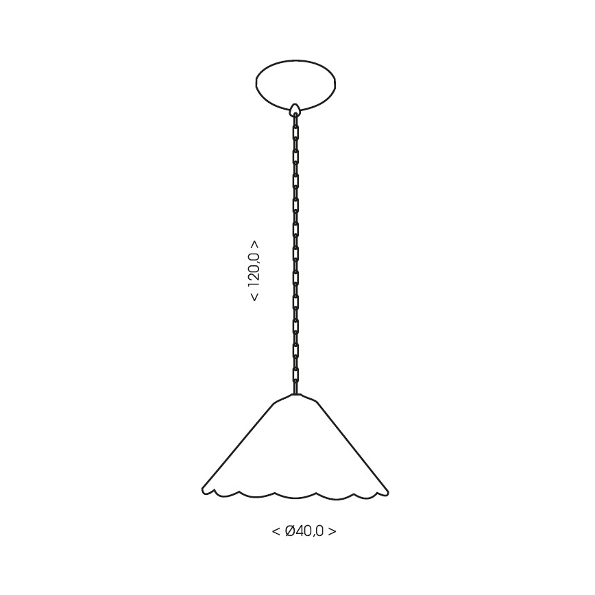 Brilagi - Lámpara colgante Tiffany con vitral FOLIA 1xE27/60W/230V Ø 40 cm
