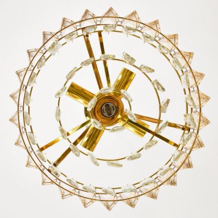 Brilagi - Lámpara de araña con cadena CRISTAL 5xE14/40W/230V Ø 38 cm