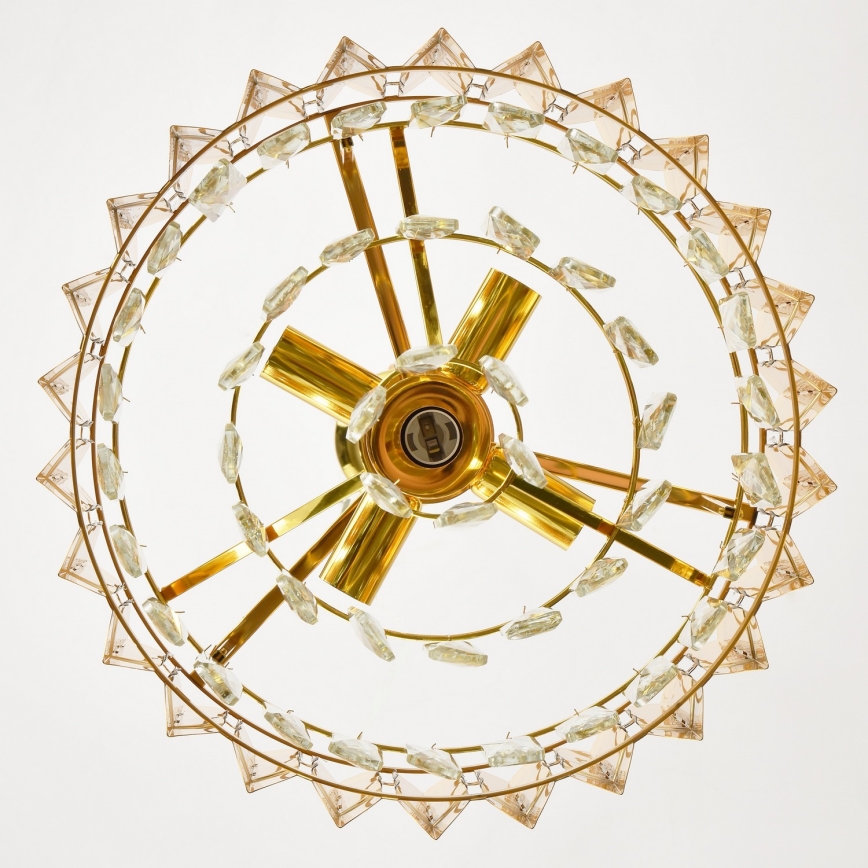 Brilagi - Lámpara de araña con cadena CRISTAL 5xE14/40W/230V Ø 38 cm