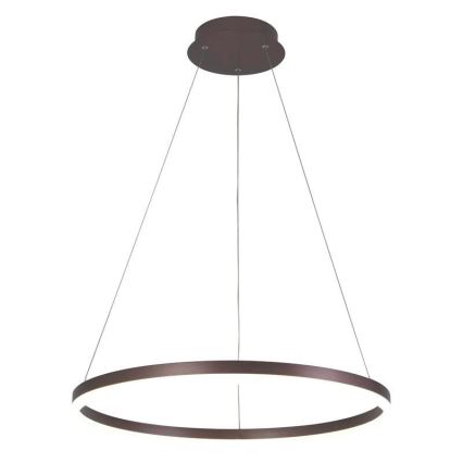 Brilagi - Lámpara de araña LED regulable CIRCLE LED/42W/230V 3000-6500K marrón + control remoto