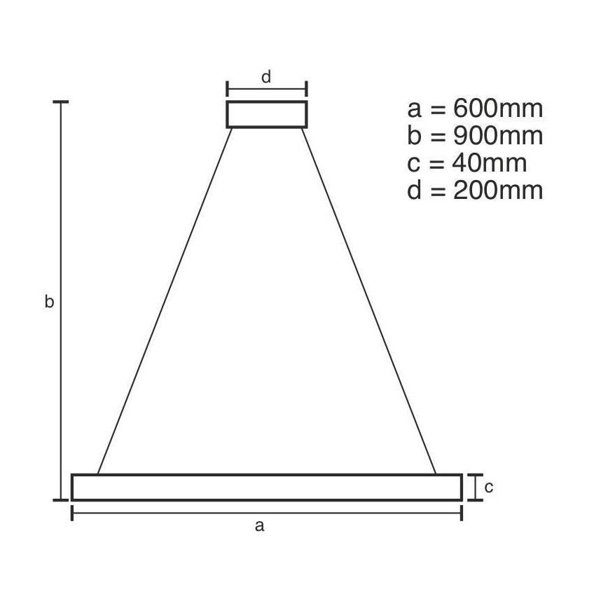 Brilagi - Lámpara de araña LED regulable CIRCLE LED/42W/230V 3000-6500K marrón + control remoto