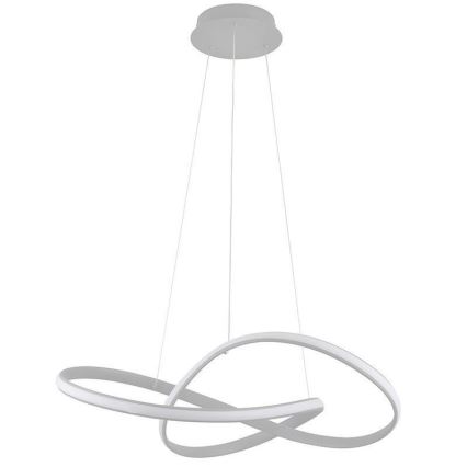 Brilagi - Lámpara de araña LED regulable COSMOWAVE LED/70W/230V 3000-6500K plata + control remoto