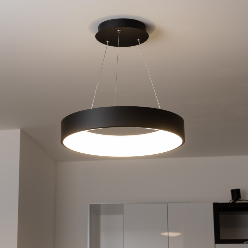 Brilagi - Lámpara de araña LED regulable en cadena LED/40W/230V 3000-6500K negro + mando a distancia