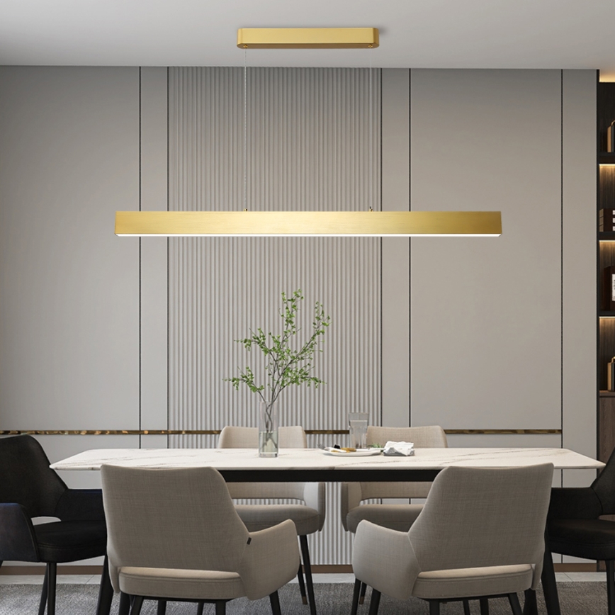 Brilagi - Lámpara de araña LED regulable SLEEKLINE SMART LED/40W/230V 3000-6000K Wi-Fi Tuya dorado + control remoto
