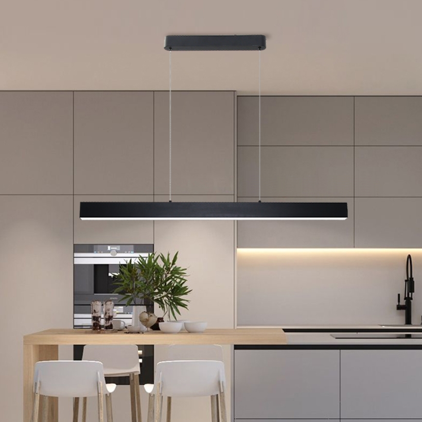 Brilagi - Lámpara de araña LED regulable SLEEKLINE SMART LED/40W/230V 3000-6000K Wi-Fi Tuya negro + control remoto