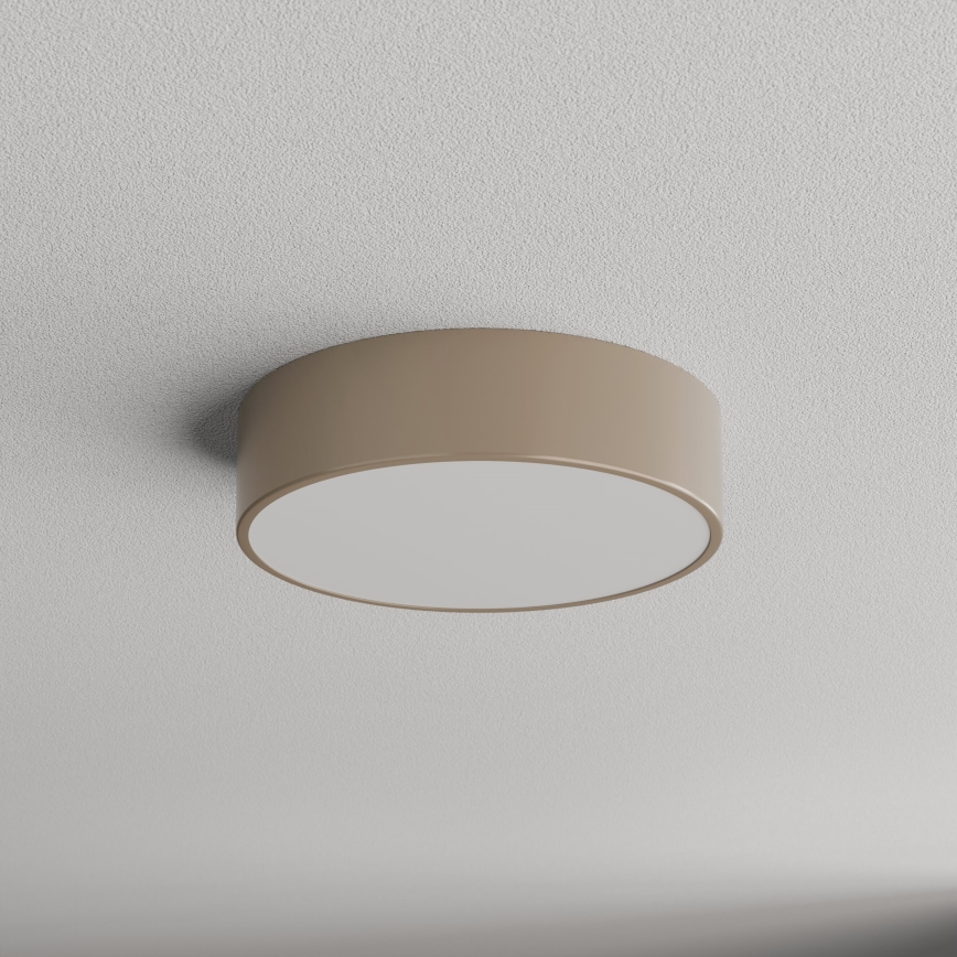 Brilagi - Plafón de baño con sensor CLARE 2xE27/48W/230V diá. 30 cm IP54 beige