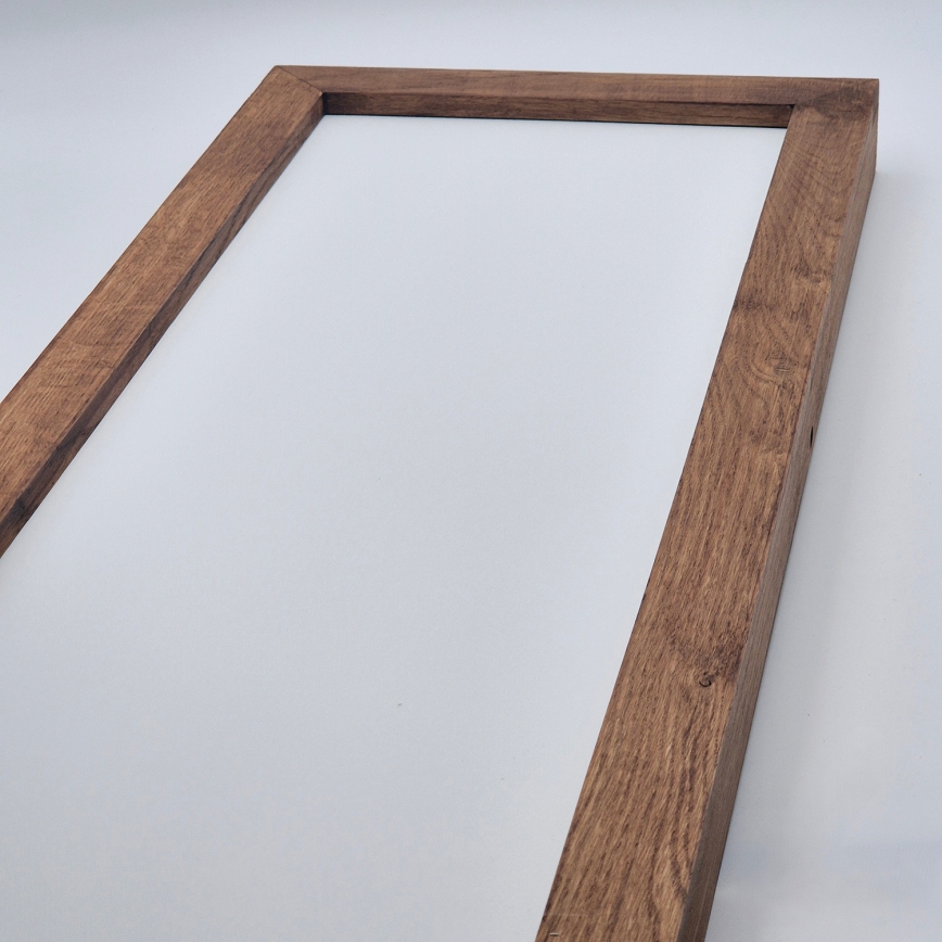 Brilagi - Lámpara de techo de baño LED WOODY FRAME LED/50W/230V 120x30 cm IP44 roble cereza