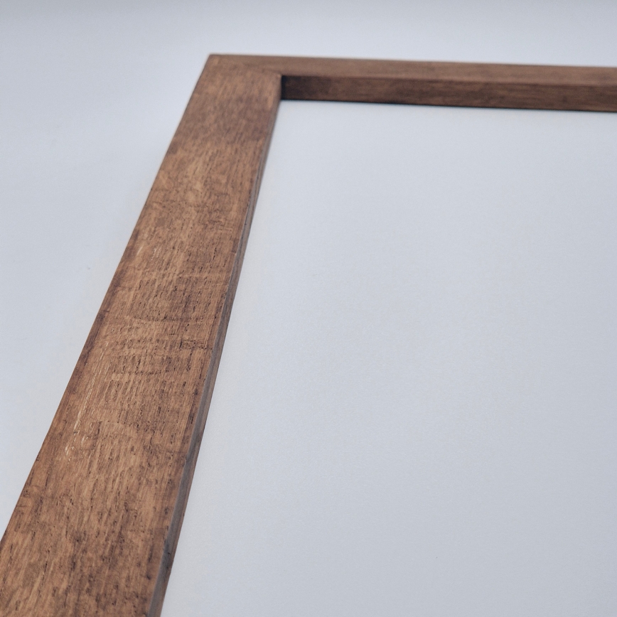 Brilagi - Lámpara de techo de baño LED WOODY FRAME LED/50W/230V 120x30 cm IP44 roble cereza