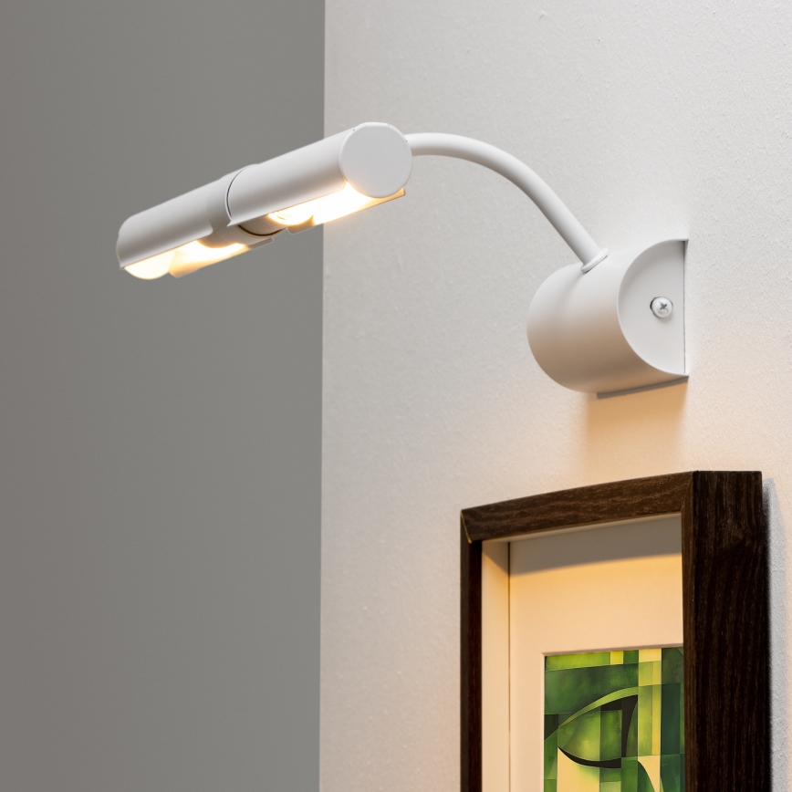 Brilagi - Lámpara de cuadro DANAE 2xE14/40W/230V blanco
