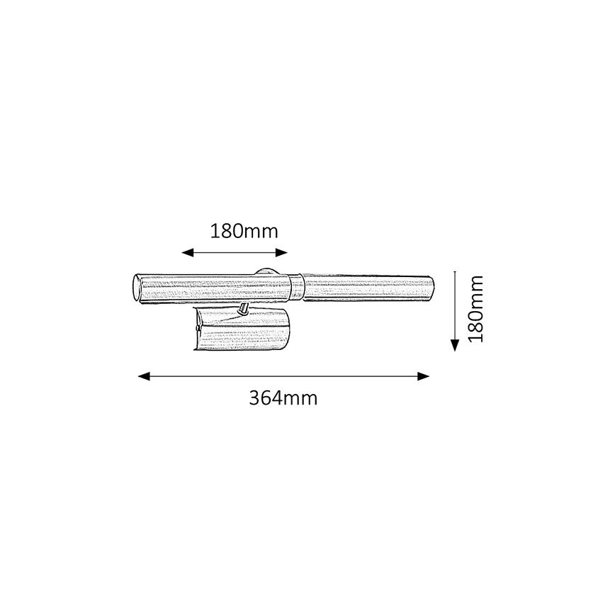 Brilagi - Lámpara de cuadro DANAE 2xE14/40W/230V cromo mate