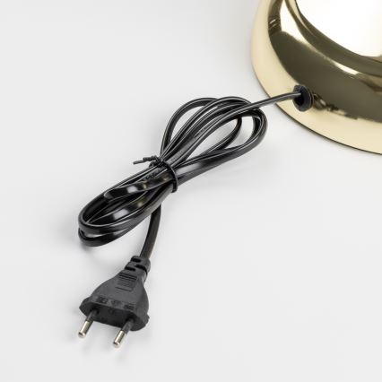 Brilagi - Lámpara de escritorio BANK OFFICE 1xE27/60W/230V dorado/blanco