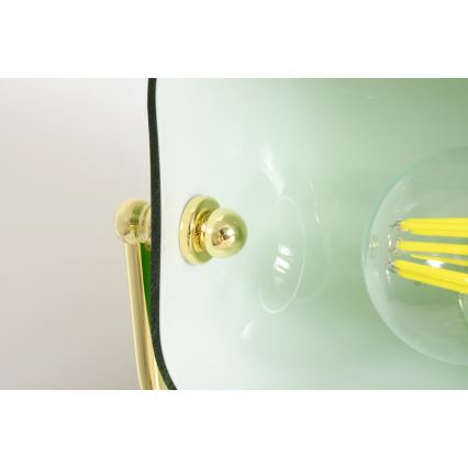 Brilagi - Lámpara de escritorio BANK OFFICE 1xE27/60W/230V negra/dorada/verde