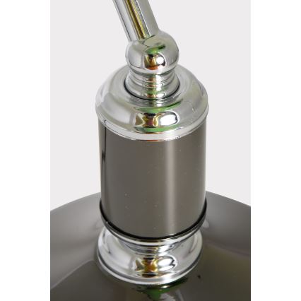 Brilagi - Lámpara de escritorio BANK OFFICE 1xE27/60W/230V negra/plateada/verde