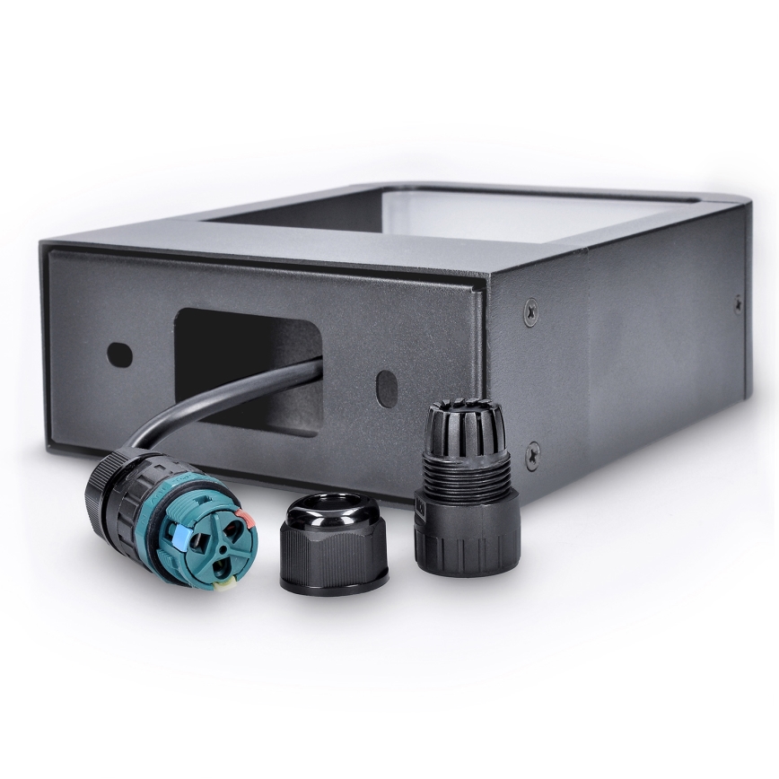 Brilagi - Aplique LED para exterior BARI LED/7W/230V 3000/4000/6000K antracita IP54