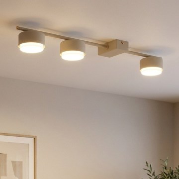 Brilagi - Lámpara de focos 3xGX53/12W/230V beige