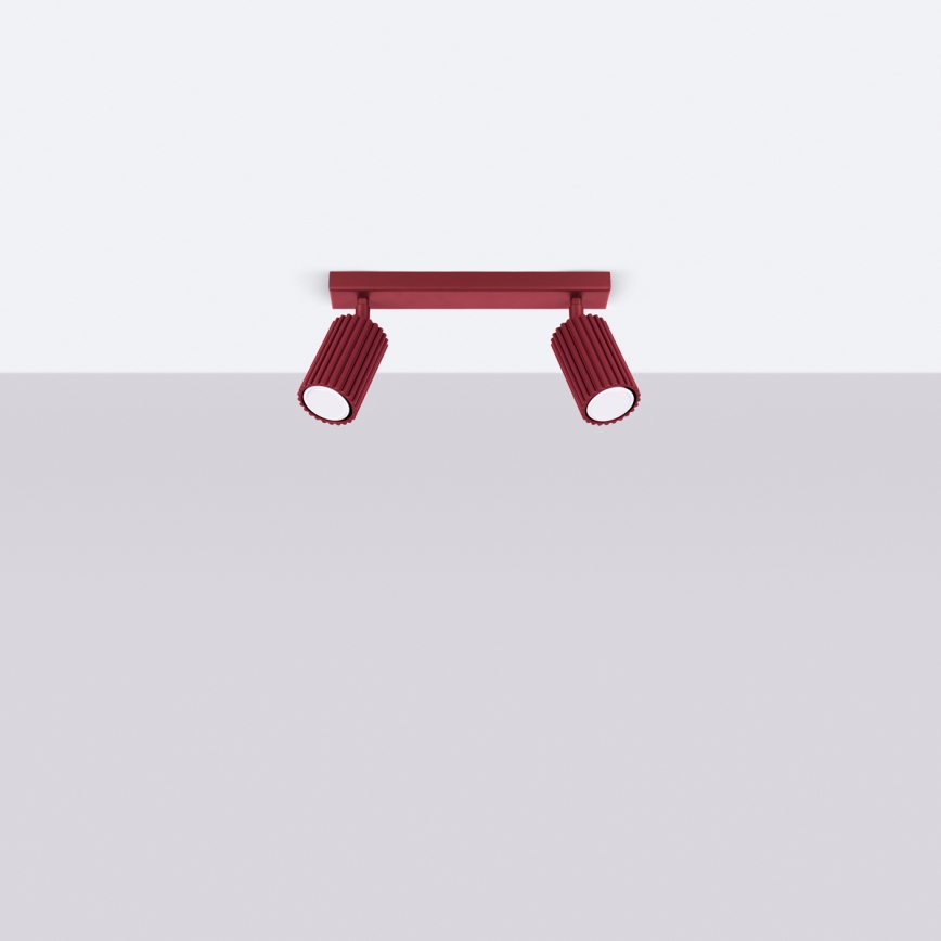 Brilagi - Lámpara de focos CRESTO 2xGU10/10W/230V burdeos