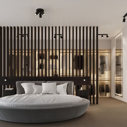 Brilagi - Lámpara de focos CRESTO 3xGU10/10W/230V negra