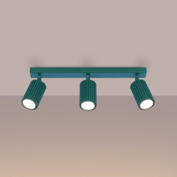 Brilagi - Lámpara de focos CRESTO 3xGU10/10W/230V turquesa