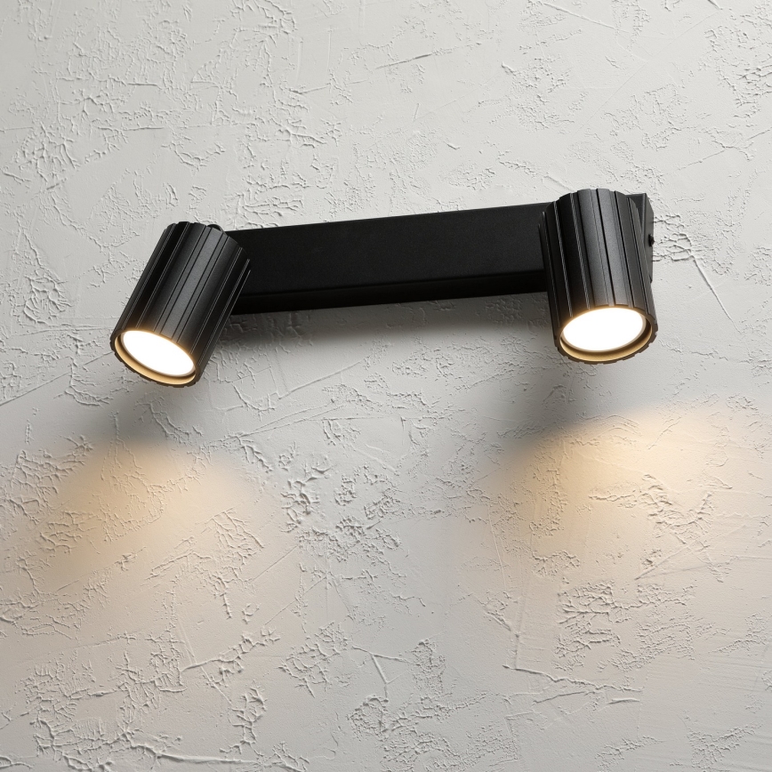 Brilagi - Lámpara de focos CRISPINA 2xGU10/10W/230V negra