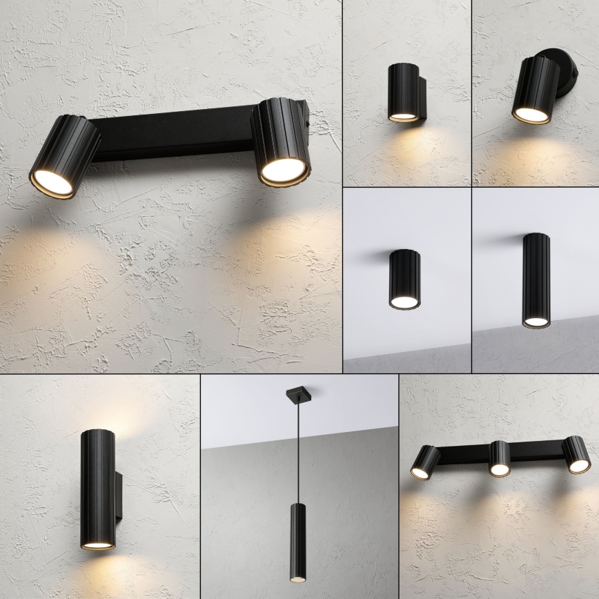 Brilagi - Lámpara de focos CRISPINA 2xGU10/10W/230V negra