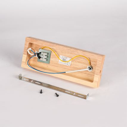 Brilagi - Lámpara de focos HYGGE 2xE14/15W/230V madera/ahumado