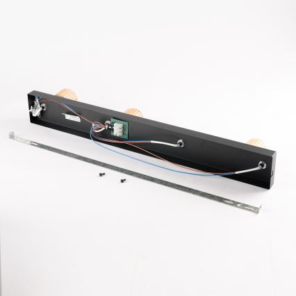 Brilagi - Lámpara de focos HYGGE 4xE14/15W/230V negro/ahumado