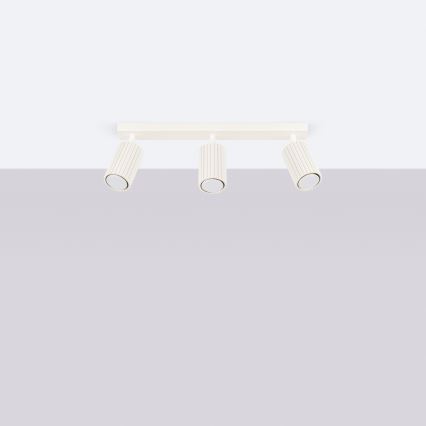 Brilagi - Lámpara de focos LED CRESTO 3xGU10/10W/230V color crema