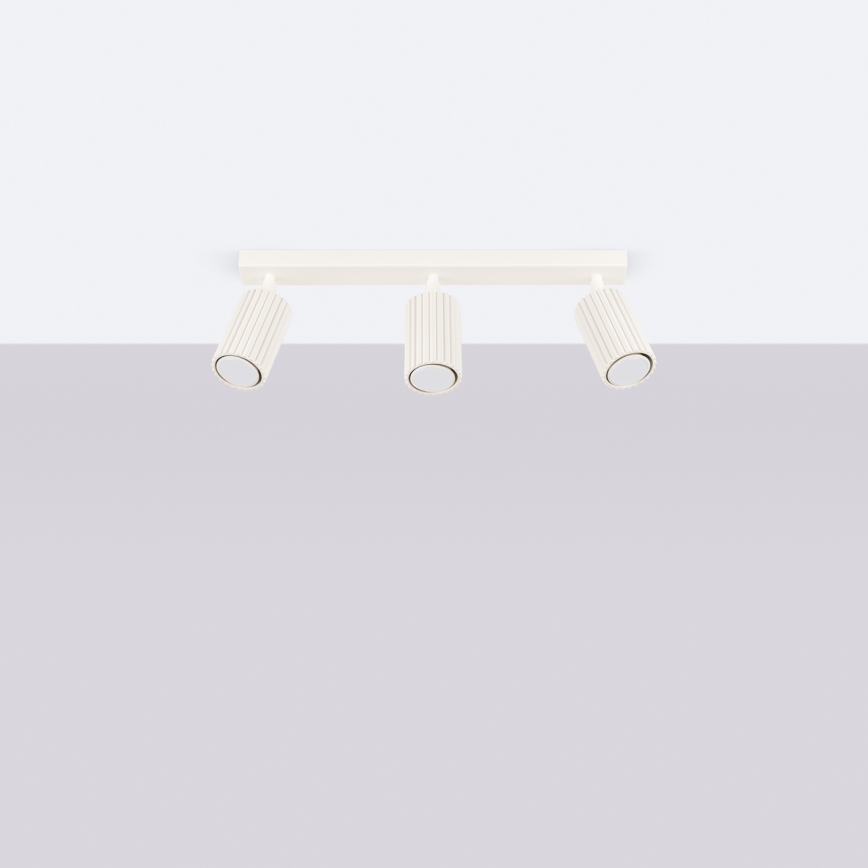 Brilagi - Lámpara de focos LED CRESTO 3xGU10/10W/230V color crema