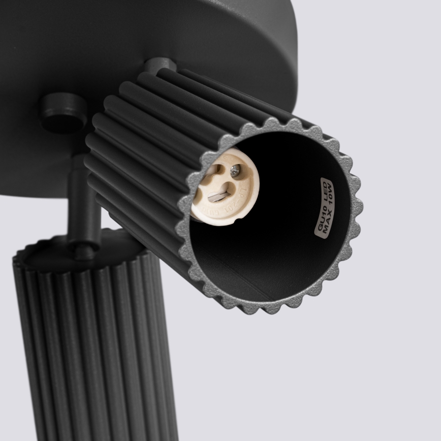 Brilagi - Lámpara de focos LED CRESTO 3xGU10/10W/230V negra