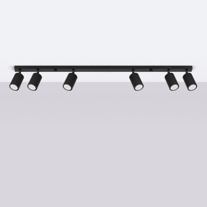 Brilagi - Lámpara de focos LED CRESTO 6xGU10/10W/230V negra