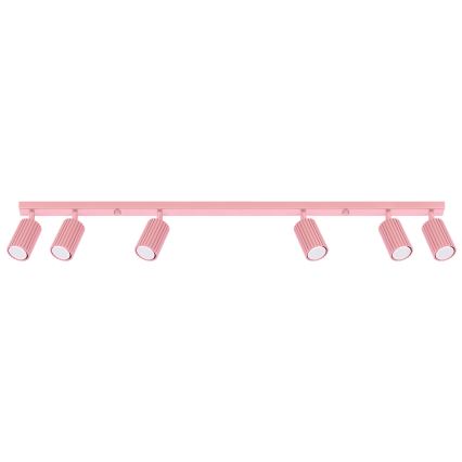 Brilagi - Lámpara de focos LED CRESTO 6xGU10/10W/230V rosa