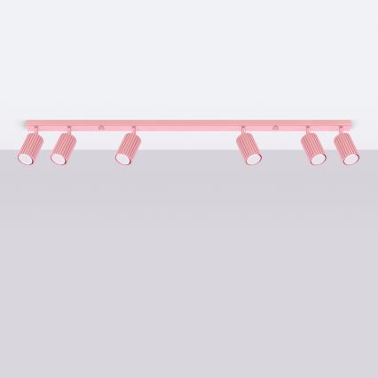 Brilagi - Lámpara de focos LED CRESTO 6xGU10/10W/230V rosa