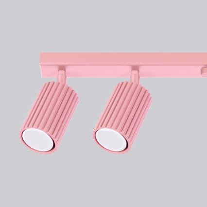 Brilagi - Lámpara de focos LED CRESTO 6xGU10/10W/230V rosa