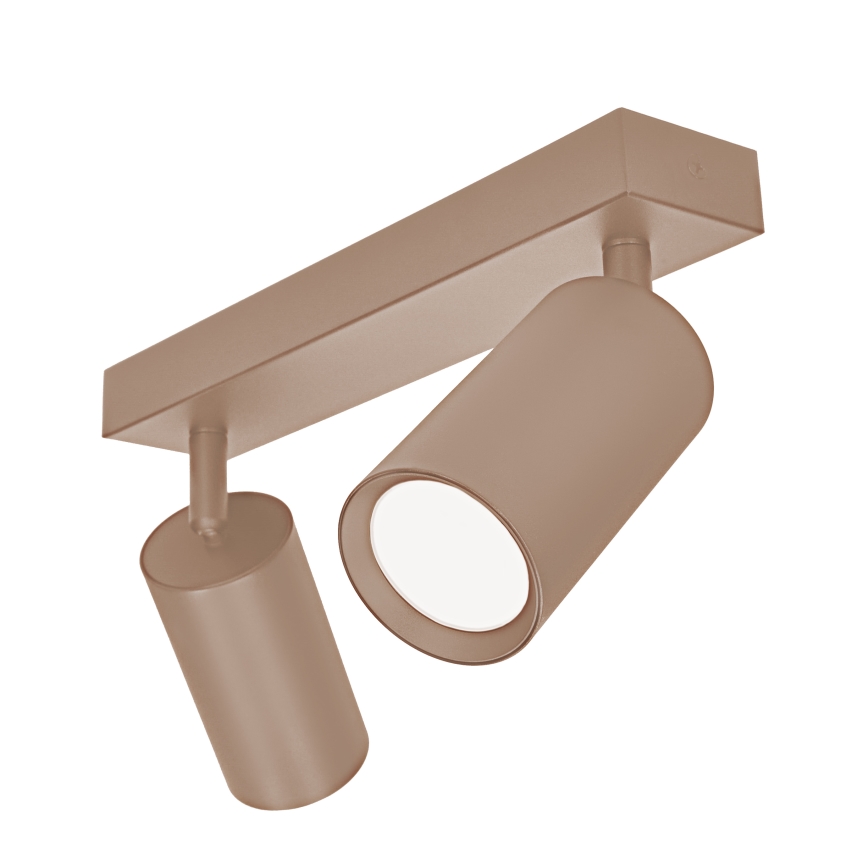 Brilagi - Lámpara de focos SELE 2xGU10/30W/230V beige