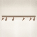 Brilagi - Lámpara de focos SELE 6xGU10/30W/230V beige