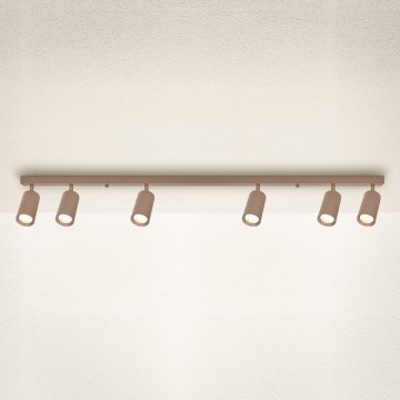 Brilagi - Lámpara de focos SELE 6xGU10/30W/230V beige