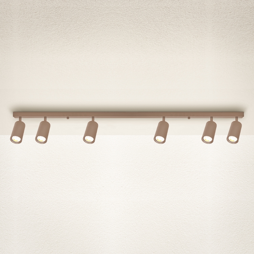 Brilagi - Lámpara de focos SELE 6xGU10/30W/230V beige