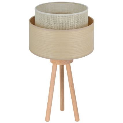 Brilagi - Lámpara de mesa ARIZONA BOHO 1xE27/15W/230V beige