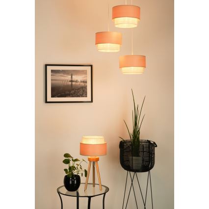 Brilagi - Lámpara de mesa ARIZONA BOHO 1xE27/15W/230V beige