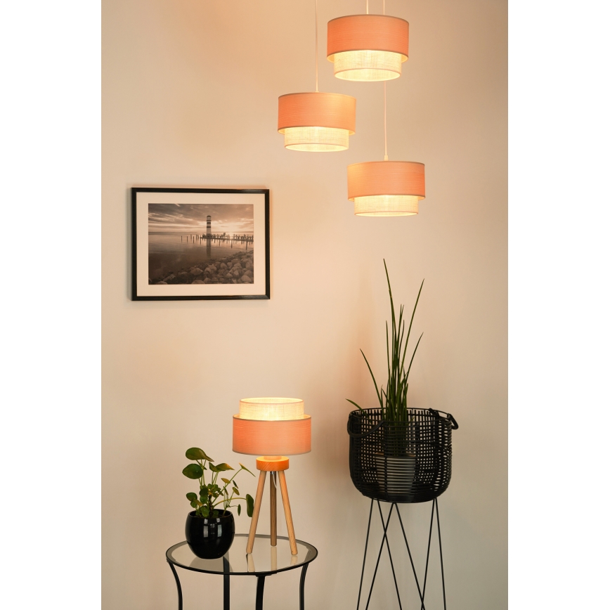 Brilagi - Lámpara de mesa ARIZONA BOHO 1xE27/15W/230V beige