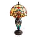 Brilagi - lámpara de mesa estilo Tiffany MIRABELLA 1xE27/60W/230V + 1xE14/40W