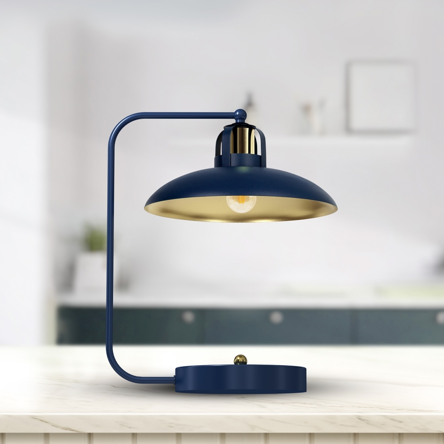 Brilagi - Lámpara de mesa FLAMENGO 1xE27/60W/230V azul