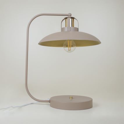 Brilagi - Lámpara de mesa FLAMENGO 1xE27/60W/230V beige